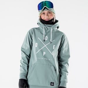 Dope Snow Yeti W Snowboard Jacket Faded Green Size S
